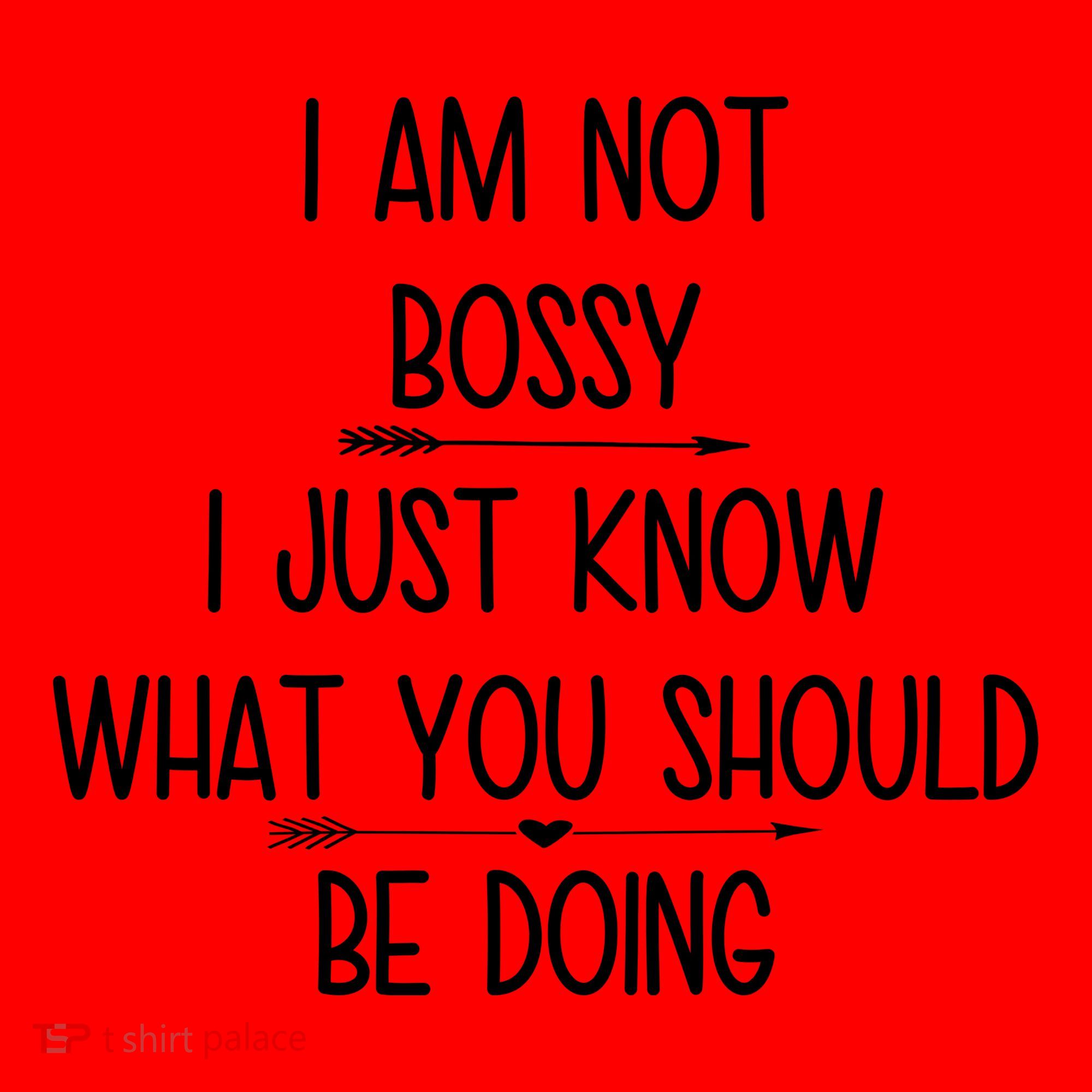 I Am Not Bossy Funny Santa Hat