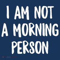 I Am Not A Morning Person Slogan Sayings Quote Visor thumb 3