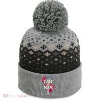 I Am No Man The Baniff Cuffed Pom Beanie thumb 0