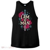 I Am No Man Ladies PosiCharge Tri-Blend Wicking Tank thumb 0
