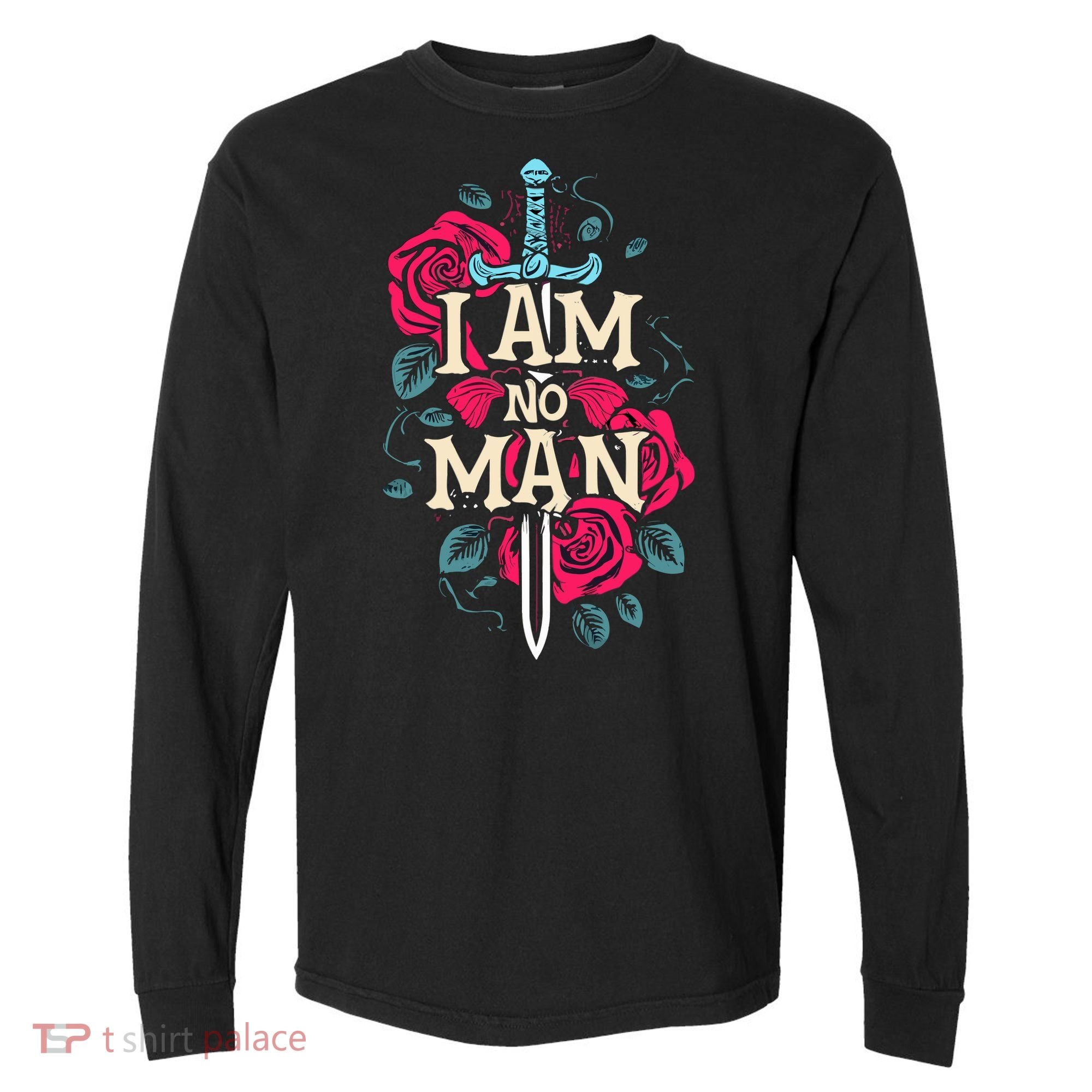 I Am No Man Comfort Colors Heavyweight Long Sleeve T-Shirt