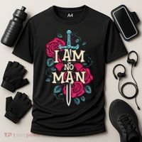 I Am No Man Cooling Performance Crew T-Shirt thumb 3