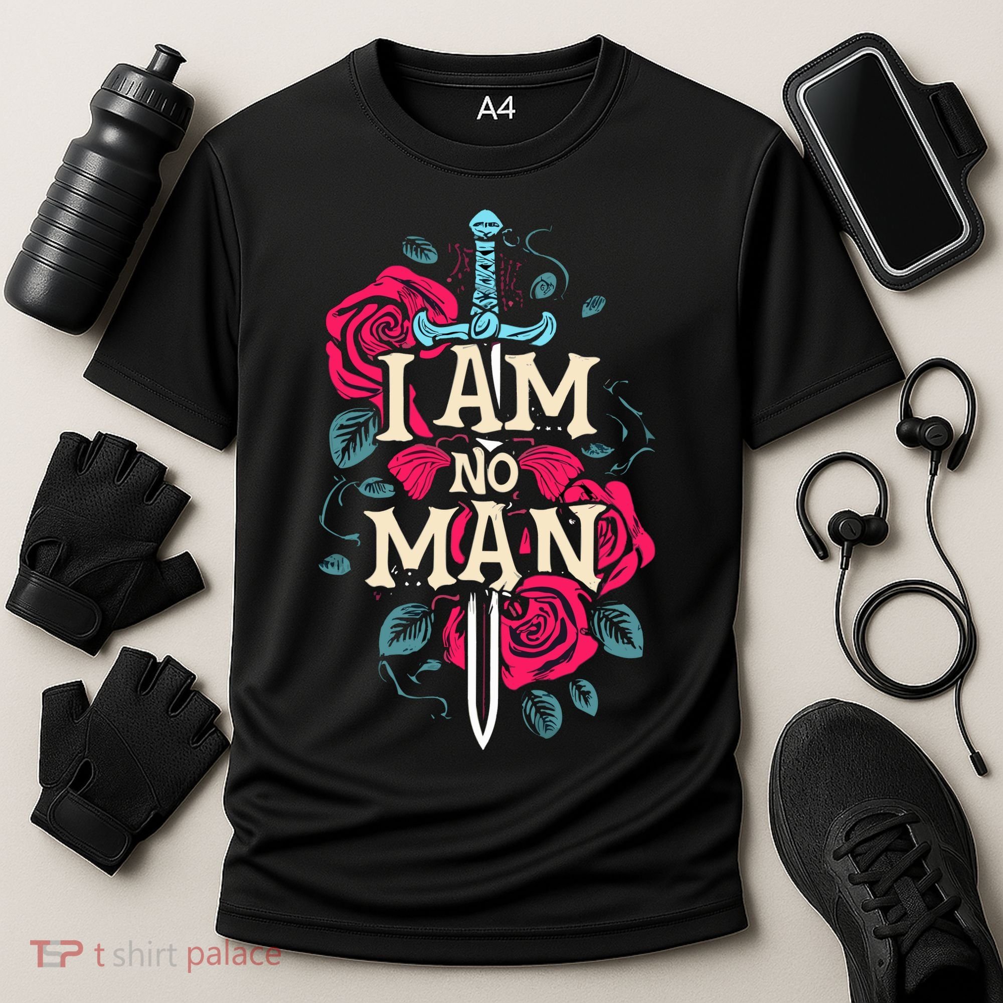I Am No Man Cooling Performance Crew T-Shirt