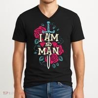 I Am No Man V-Neck T-Shirt thumb 2
