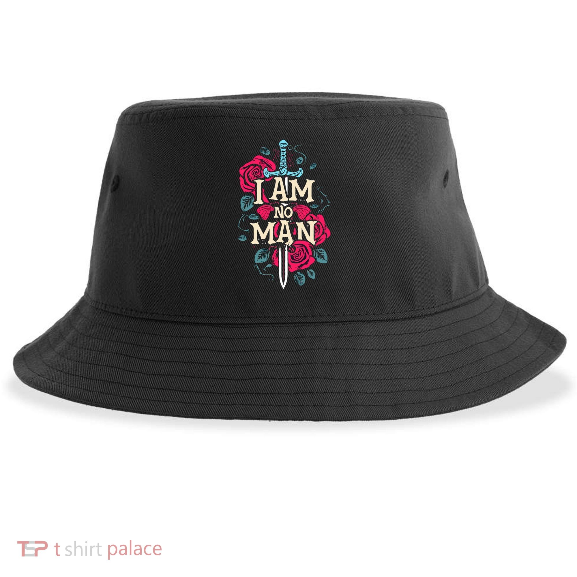 I Am No Man Sustainable Bucket Hat