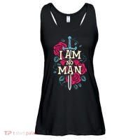 I Am No Man Ladies Essential Flowy Tank thumb 0