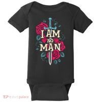 I Am No Man Baby Bodysuit thumb 0