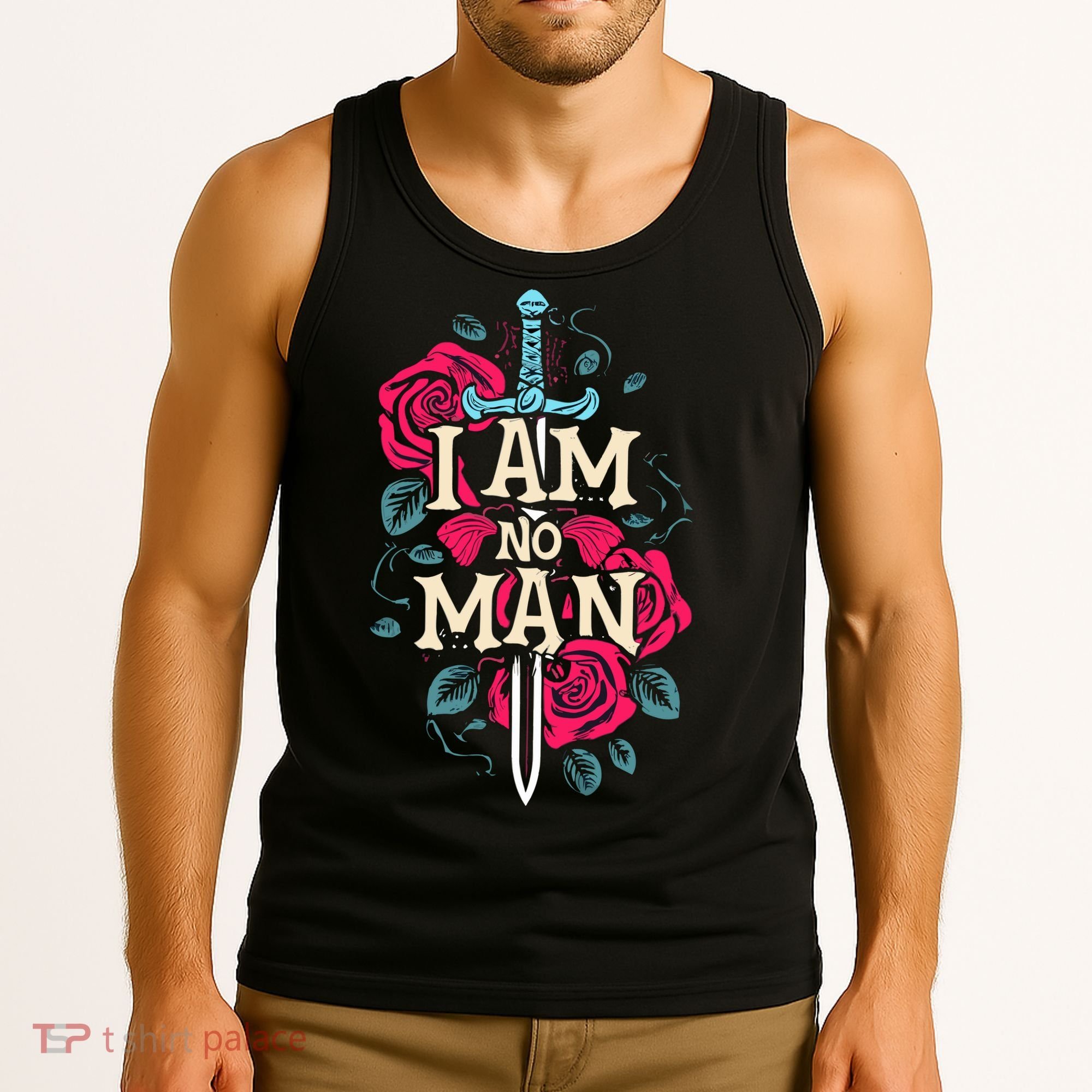 I Am No Man Tank Top