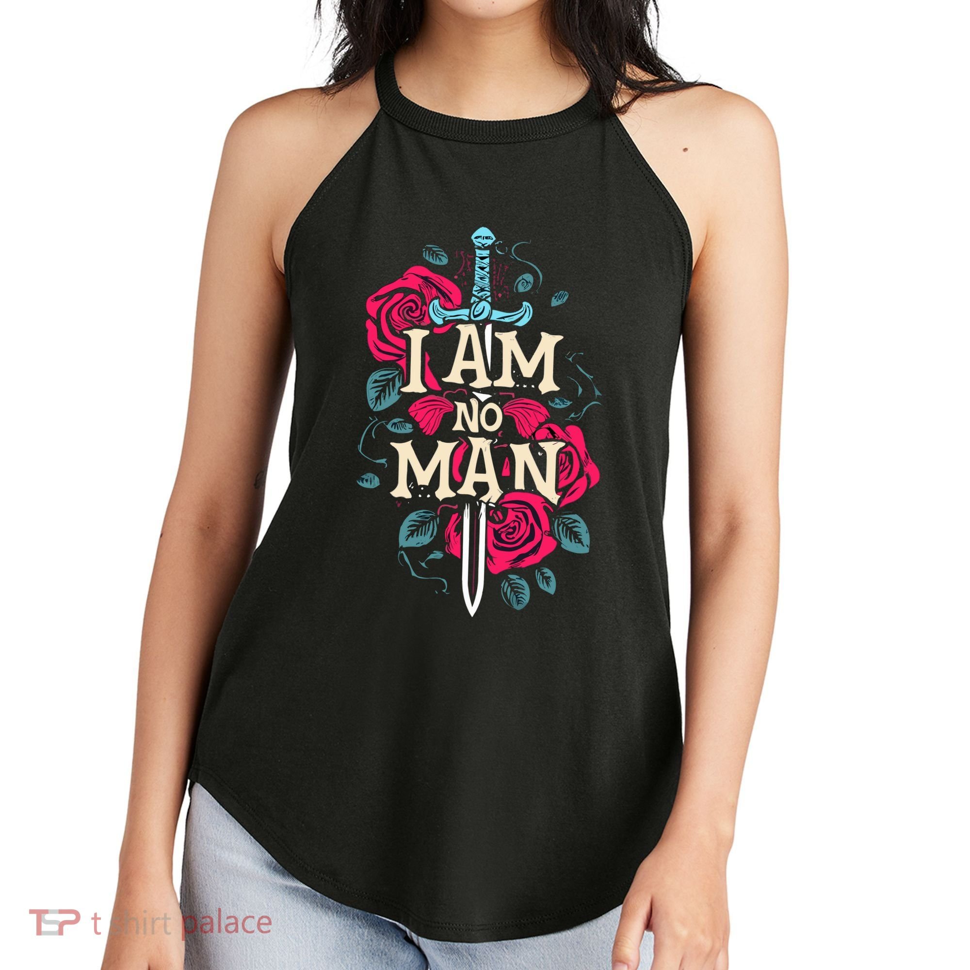 I Am No Man Women's Perfect Tri Rocker Tank
