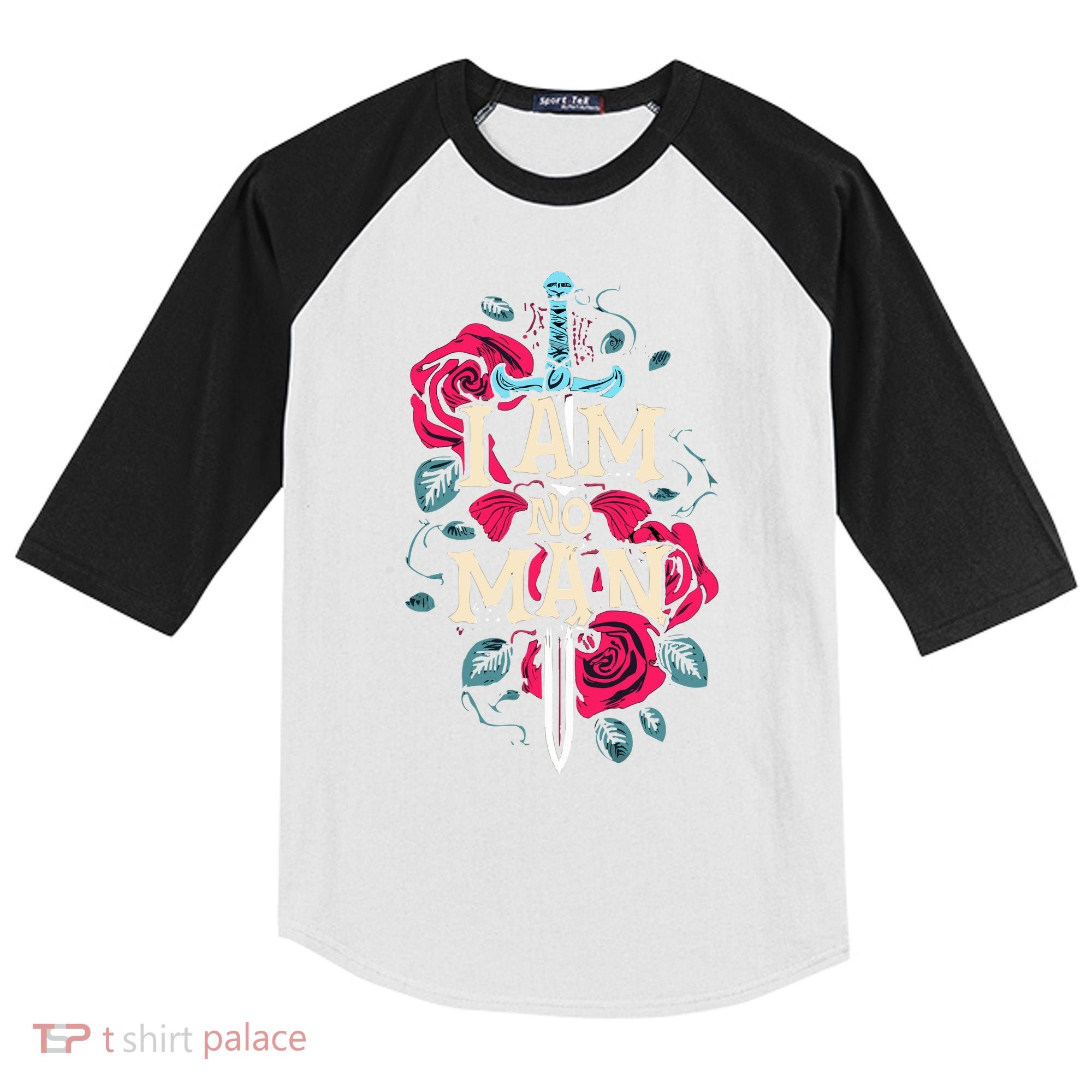 I Am No Man Kids Colorblock Raglan Jersey