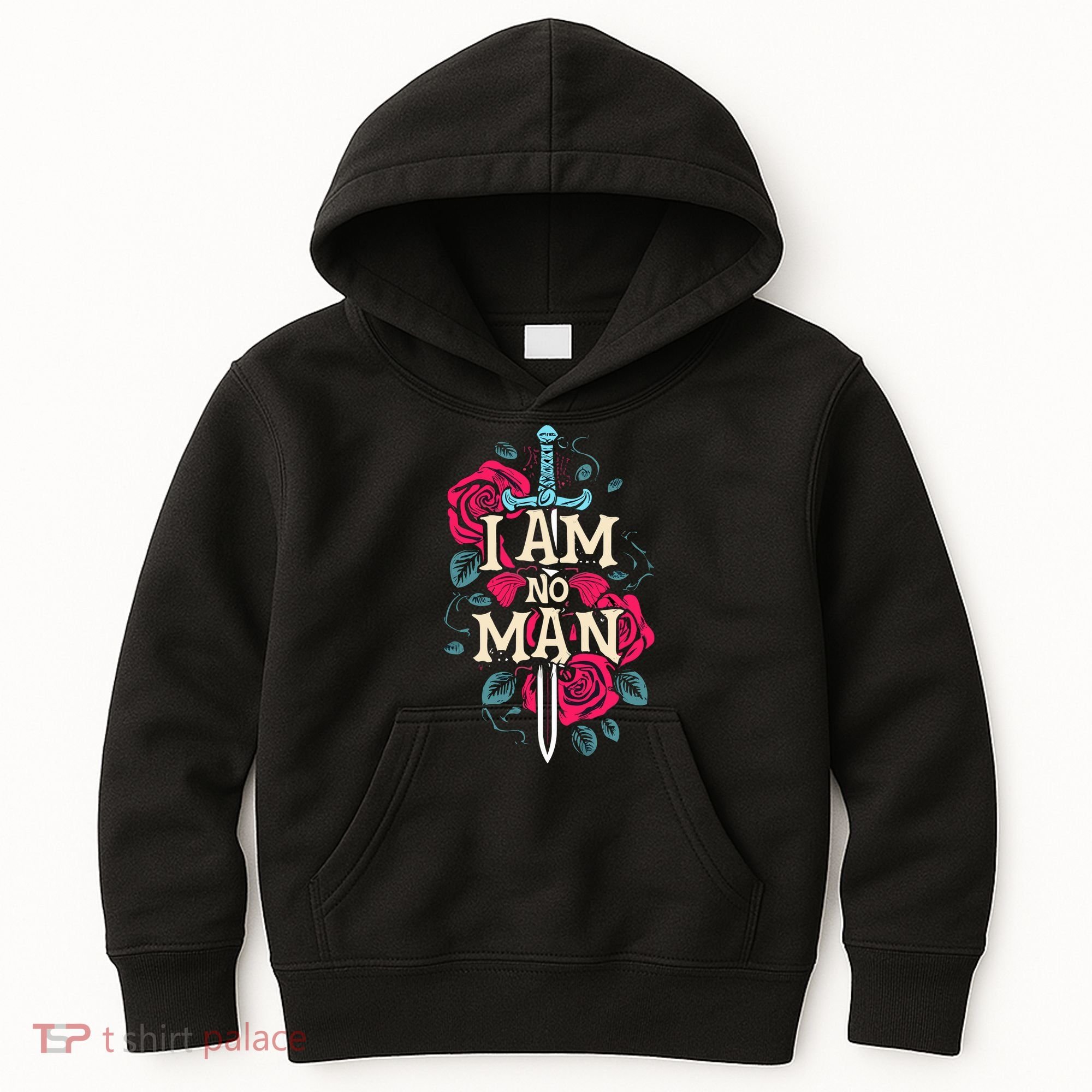 I Am No Man Kids Hoodie