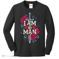 I Am No Man Kids Long Sleeve Shirt thumb 0