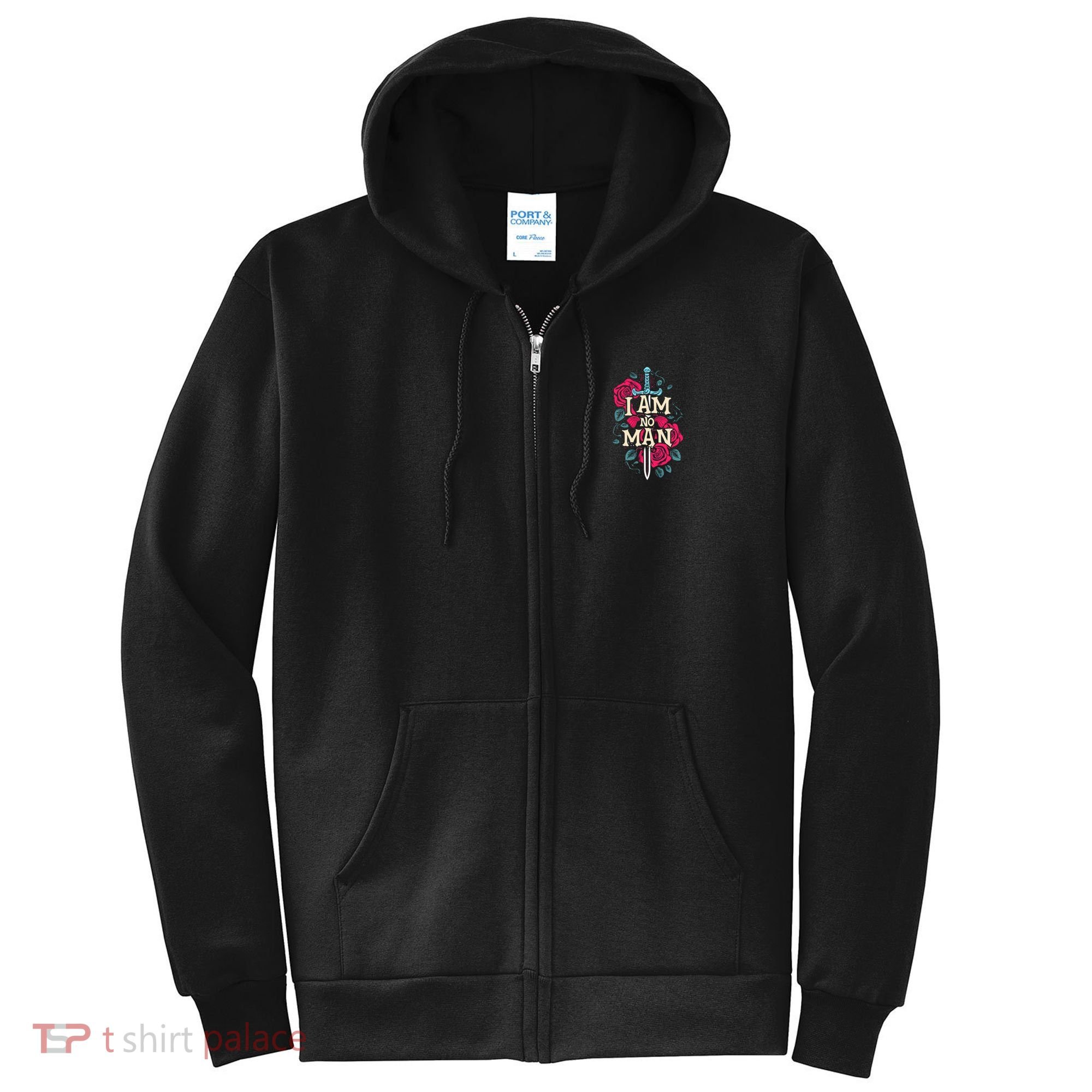 I Am No Man Full Zip Hoodie