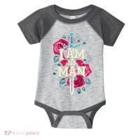 I Am No Man Infant Baby Jersey Bodysuit thumb 0