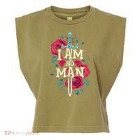 I Am No Man Garment-Dyed Women's Muscle Tee thumb 0