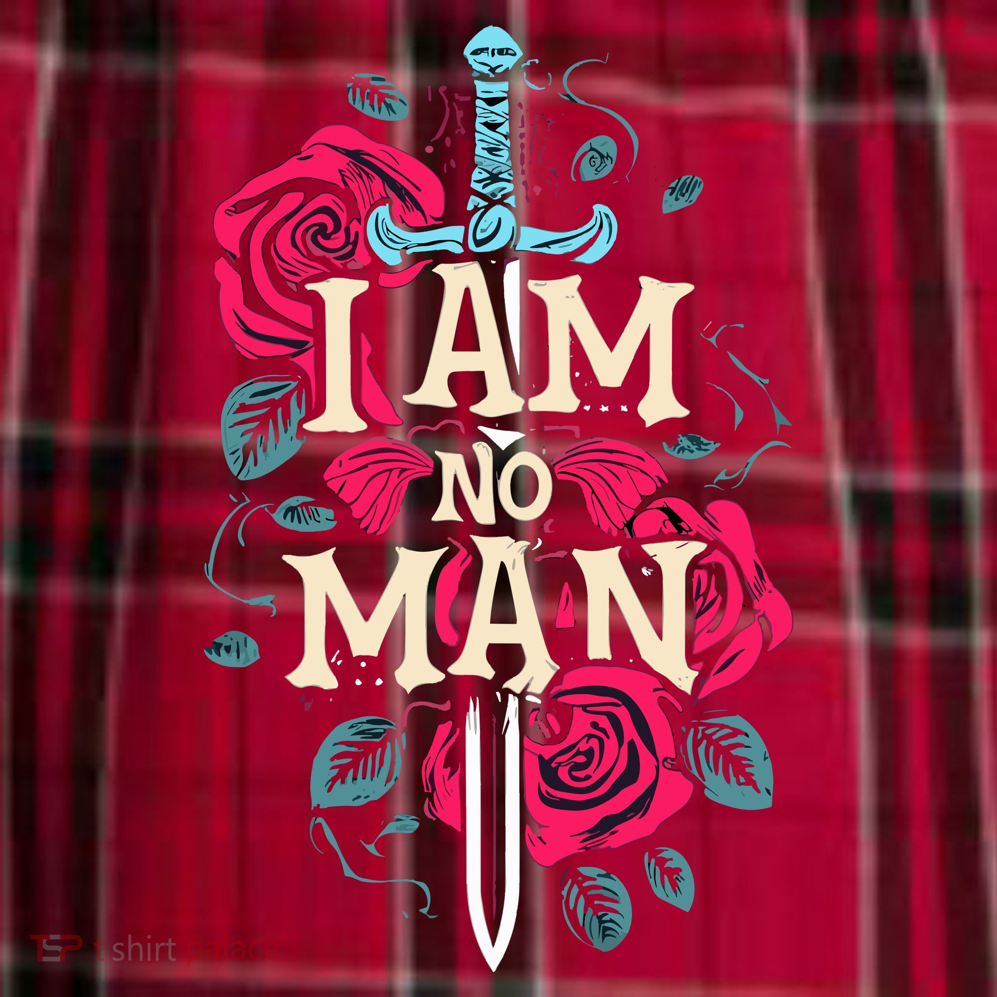 I Am No Man Women's Flannel Plaid Pajama Pants
