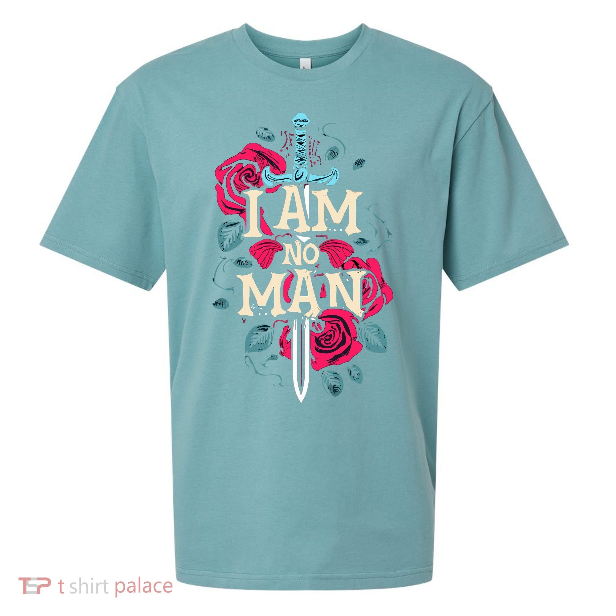 I Am No Man Sueded Cloud Jersey T-Shirt
