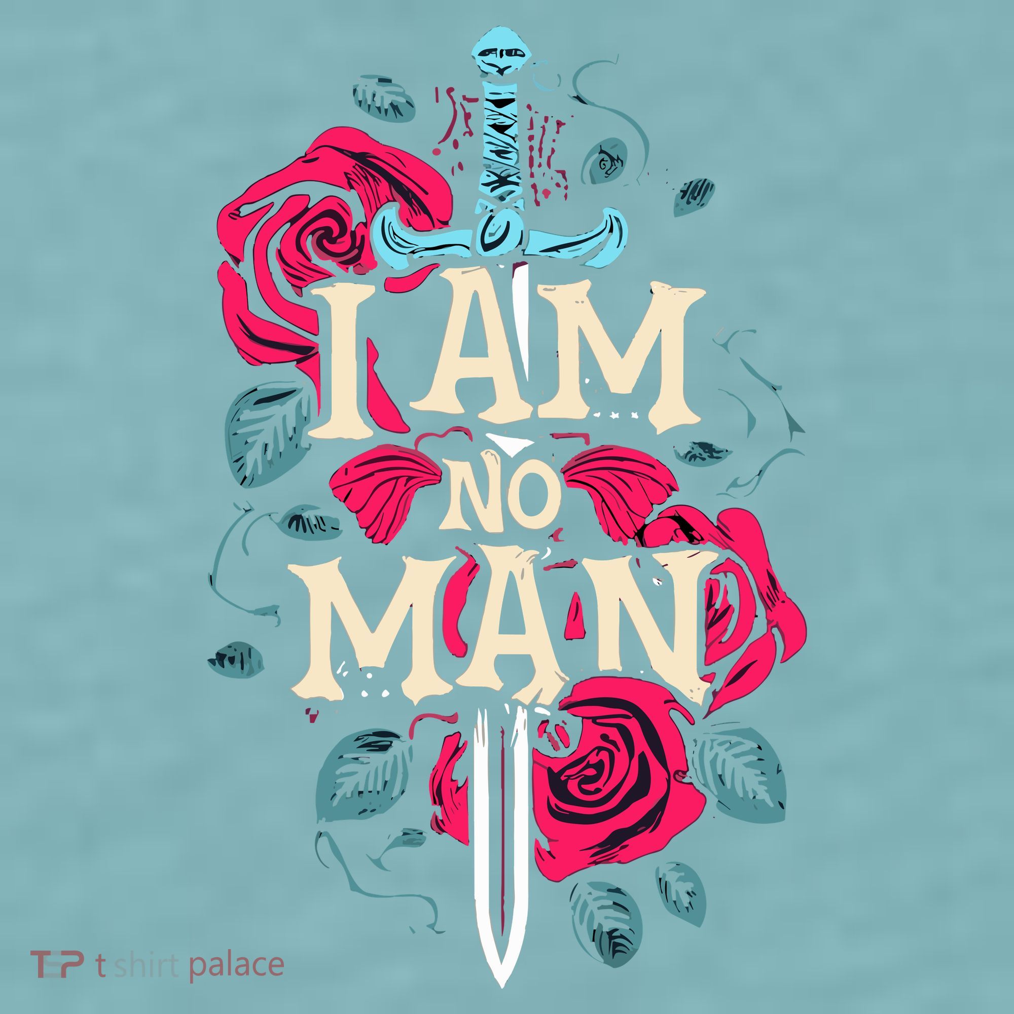I Am No Man Sueded Cloud Jersey T-Shirt