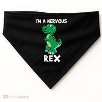 I’M A NERVOUS REX USA-Made Doggie Bandana thumb 0