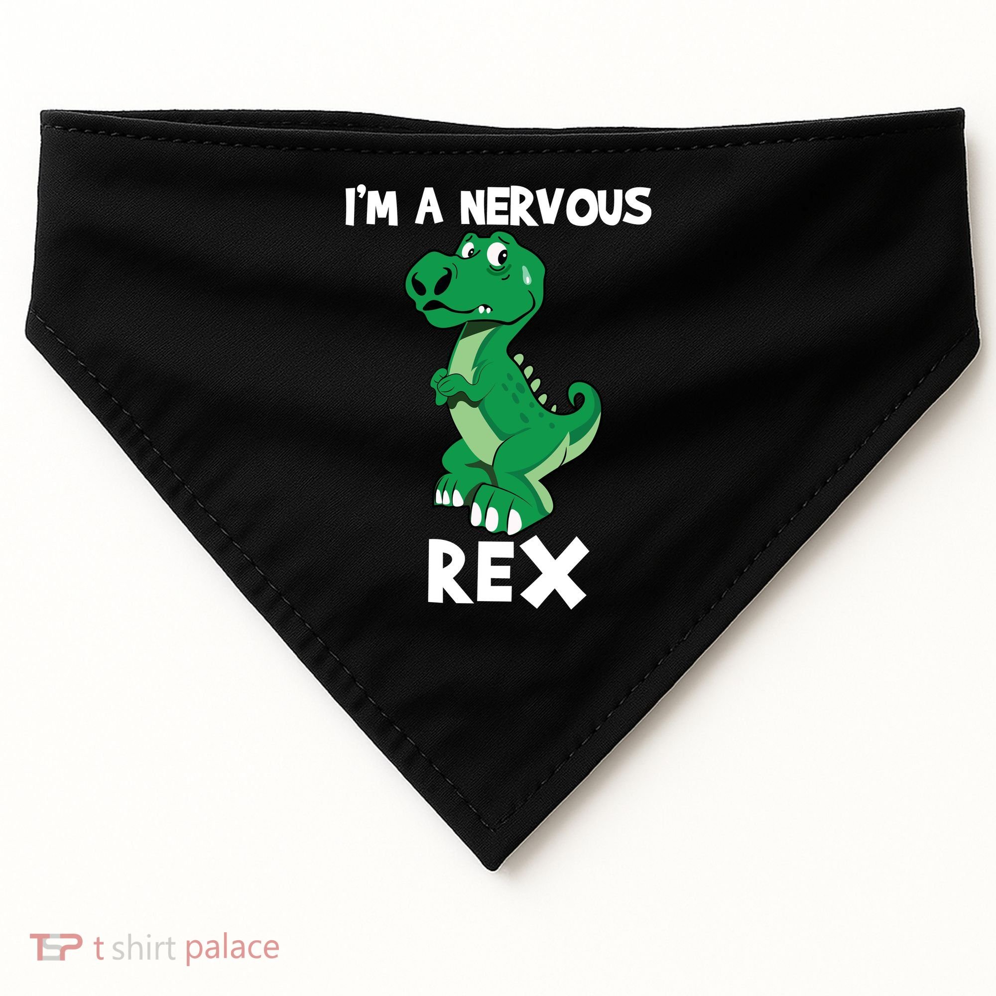 I’M A NERVOUS REX USA-Made Doggie Bandana