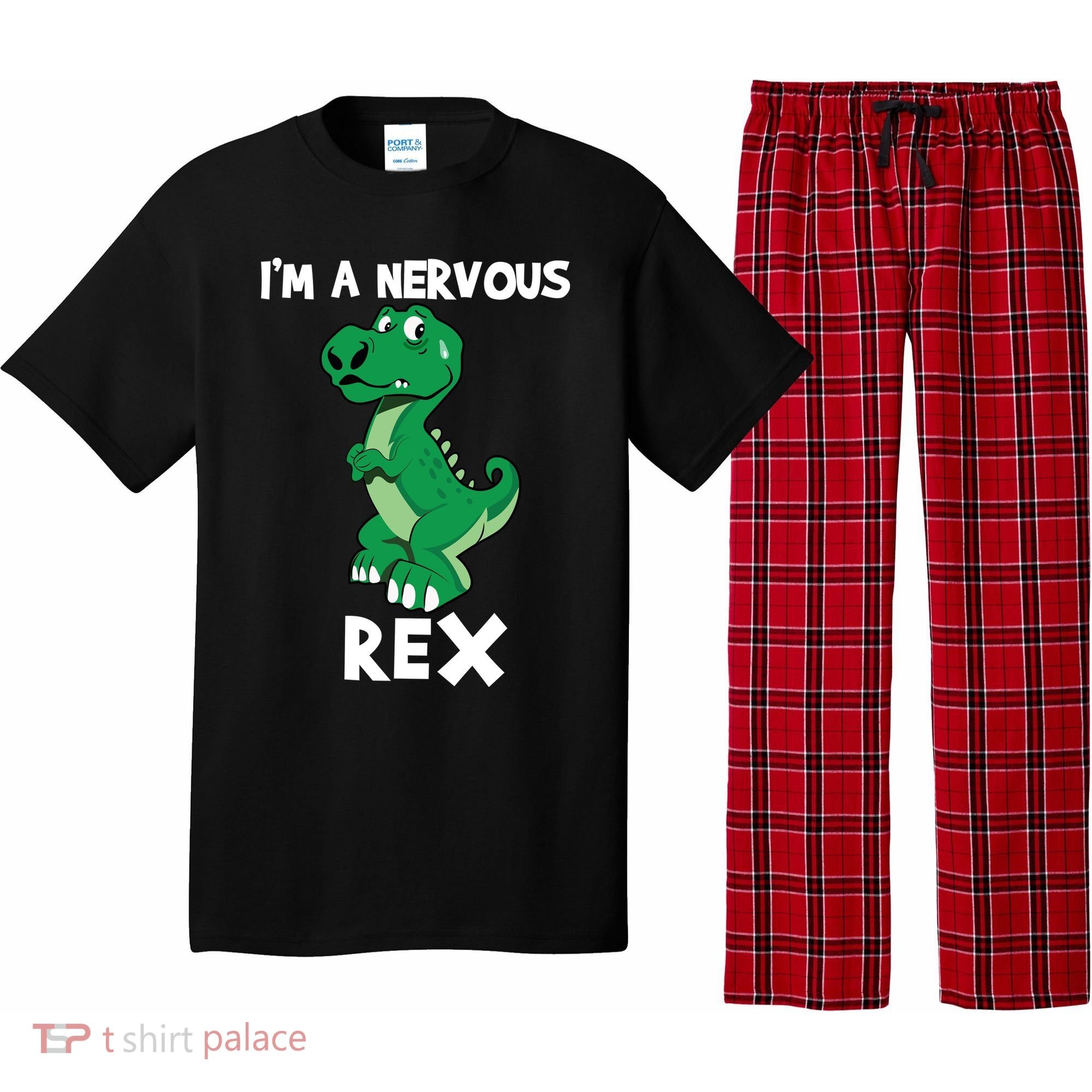I’M A NERVOUS REX Pajama Set