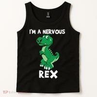 I’M A NERVOUS REX Tank Top thumb 2