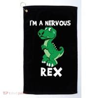 I’M A NERVOUS REX Golf Towel thumb 0