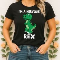 I’M A NERVOUS REX Women's T-Shirt thumb 2