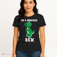 I’M A NERVOUS REX Women's T-Shirt thumb 4