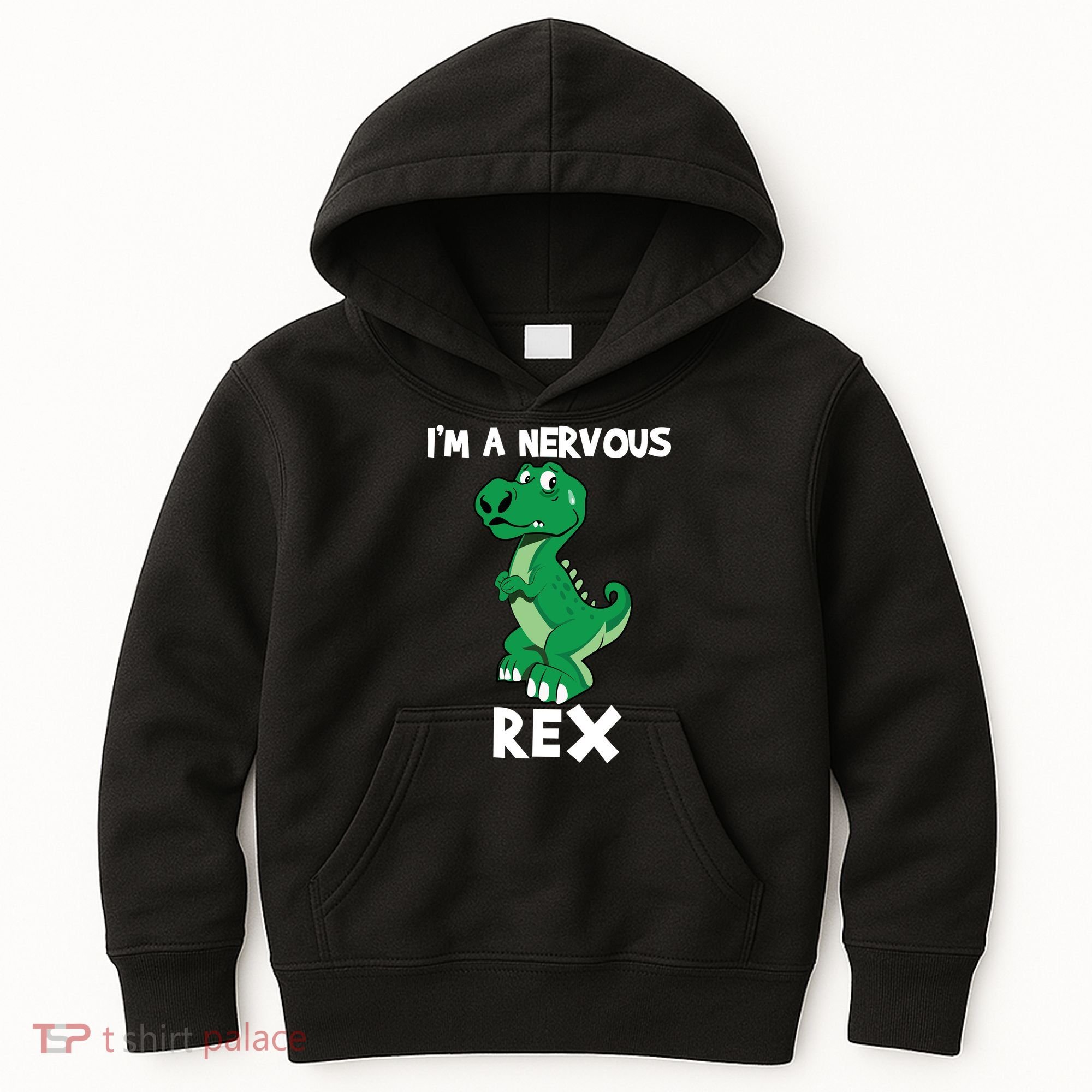 I’M A NERVOUS REX Kids Hoodie
