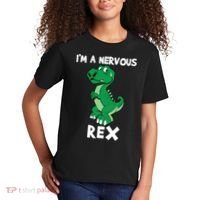 I’M A NERVOUS REX Kids T-Shirt thumb 2