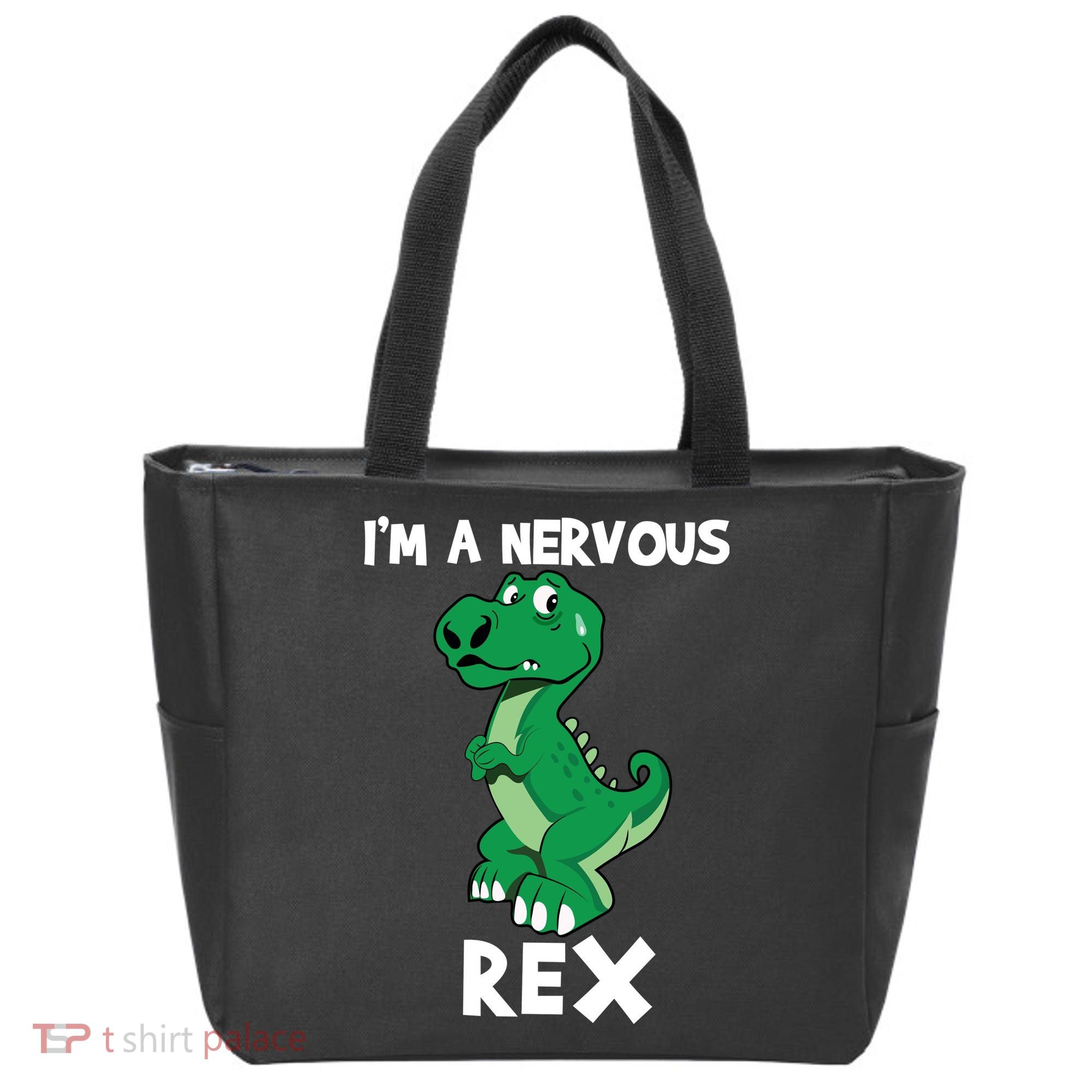 I’M A NERVOUS REX Tote Bag