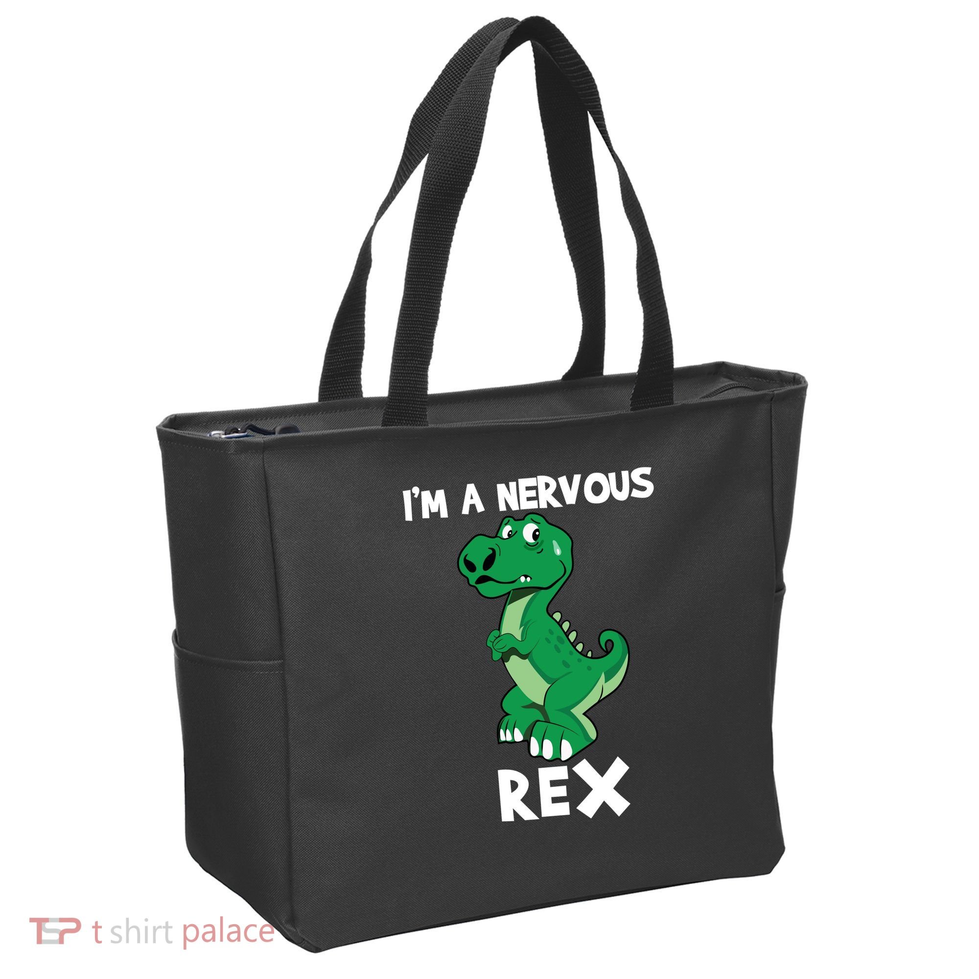 I’M A NERVOUS REX Tote Bag