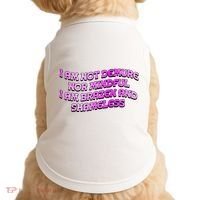 I Am Not Demure Nor Mindful I Am Brazen And Shameless Doggie Tank thumb 0