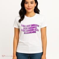 I Am Not Demure Nor Mindful I Am Brazen And Shameless Women's T-Shirt thumb 4