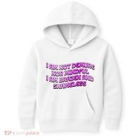 I Am Not Demure Nor Mindful I Am Brazen And Shameless Kids Hoodie thumb 0