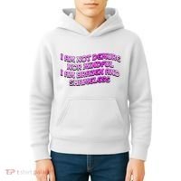 I Am Not Demure Nor Mindful I Am Brazen And Shameless Kids Hoodie thumb 4