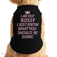I Am Not Bossy I Just Know What You Should Be Doing Queen Doggie Tank thumb 0