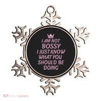 I Am Not Bossy I Just Know What You Should Be Doing Queen Ornament thumb 0