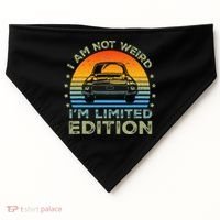 I Am Not Weird IM Limited Edition Funny Sarcastic USA-Made Doggie Bandana thumb 0