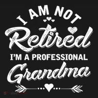 I Am Not Retired IM A Professional Grandma Gift Women's Hoodie thumb 2