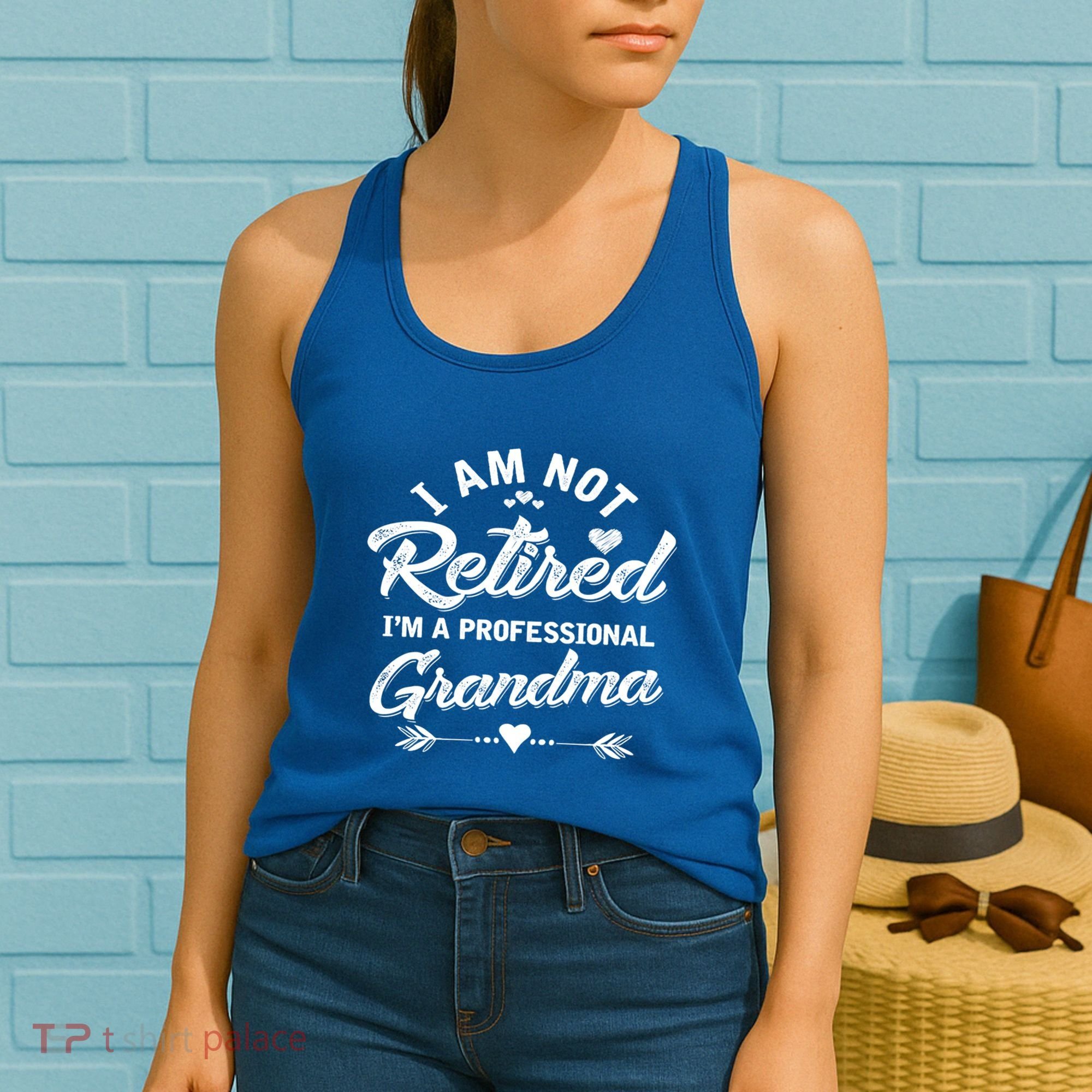 I Am Not Retired IM A Professional Grandma Gift Women's Tank Top
