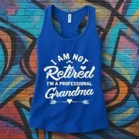 I Am Not Retired IM A Professional Grandma Gift Women's Tank Top thumb 3
