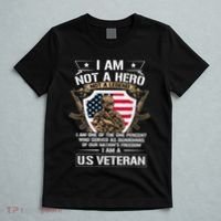 I Am Not A Hero Not A Legend I Am A Us Veteran Usa Military T-Shirt thumb 5