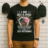 I Am Not A Hero Not A Legend I Am A Us Veteran Usa Military T-Shirt thumb 6