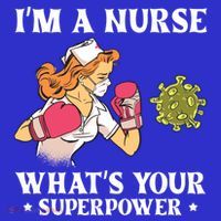 Im A Nurse Whats Your Superpower Funny Medical Cute Gift Sweatshirt thumb 3