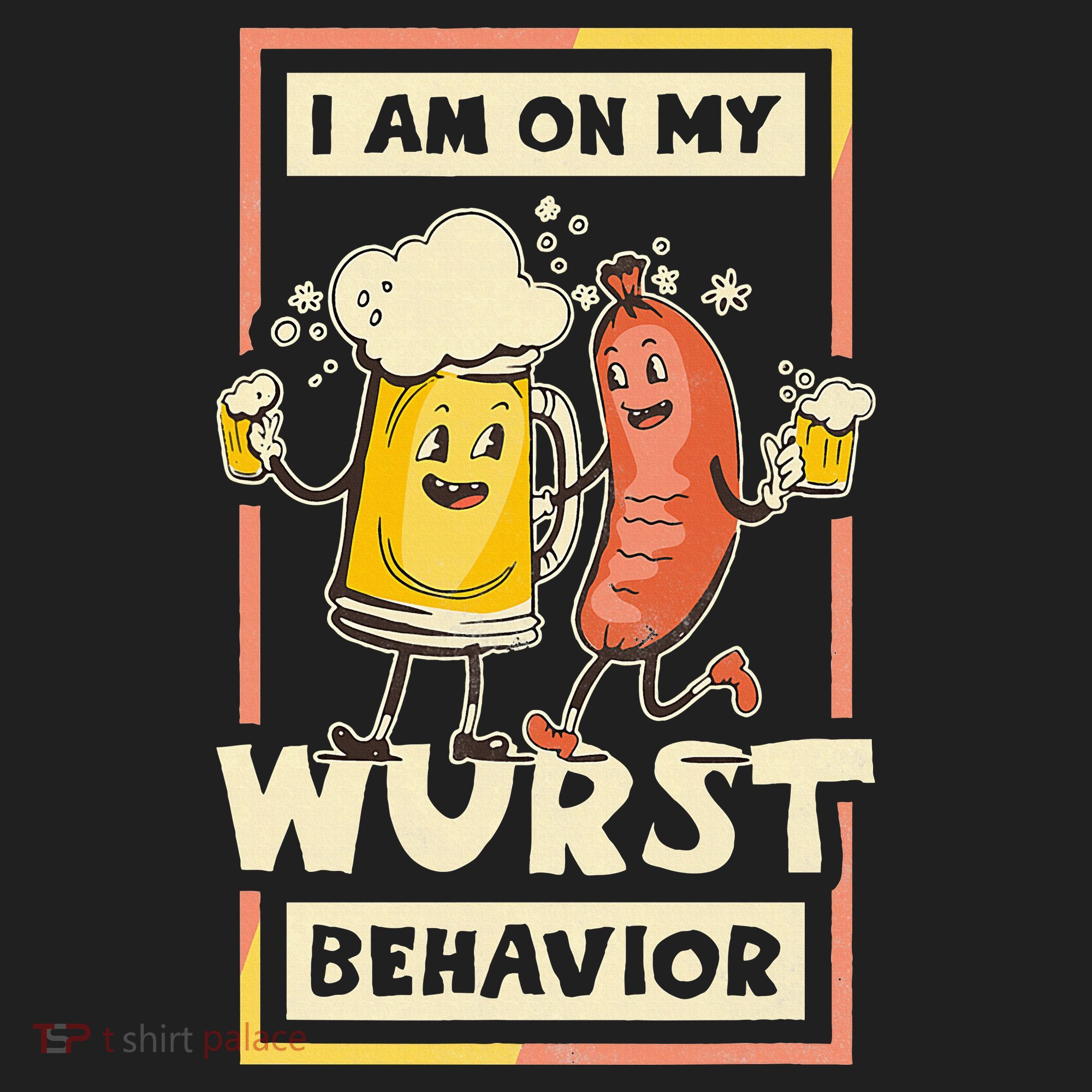 I Am On My Wurst Behavior Oktoberfest Women's Sweatshirt