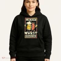 I Am On My Wurst Behavior Oktoberfest Hoodie thumb 5