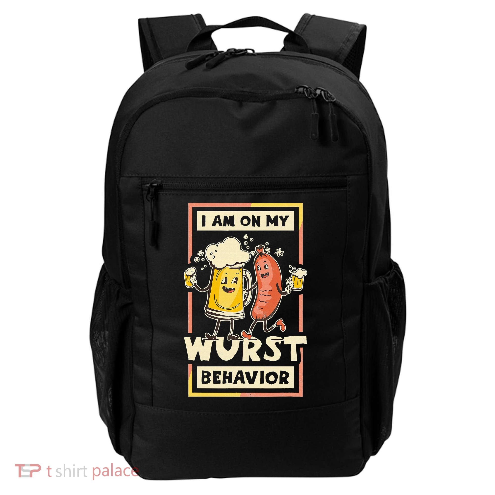 I Am On My Wurst Behavior Oktoberfest Backpack