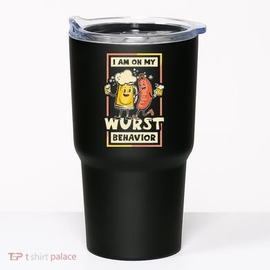 I Am On My Wurst Behavior Oktoberfest Tumbler
